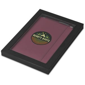 Viola Notebook & Pen Set in Maroon
