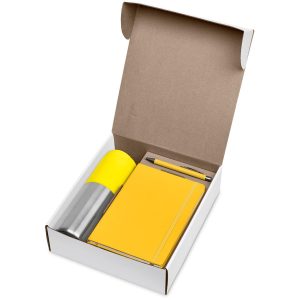Watson White Gift Set in Yellow