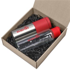 Kooshty Tyboost Drinkware Set in Red