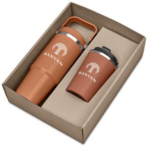 Kooshty Waikos Drinkware Gift Set in Burnt Orange
