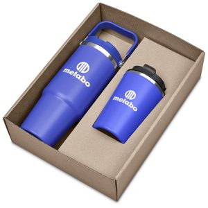 Kooshty Waikos Drinkware Gift Set in Blue
