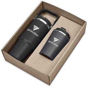 Kooshty Waikos Drinkware Gift Set in Charcoal