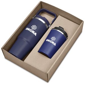 Kooshty Waikos Drinkware Gift Set in Navy