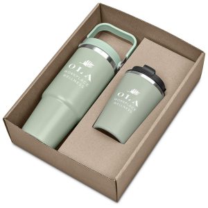 Kooshty Waikos Drinkware Gift Set in Sage