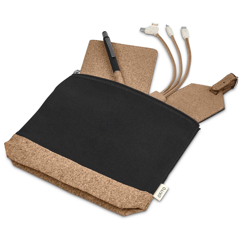 Okiyo Ryoko Cork Gift Set – Black