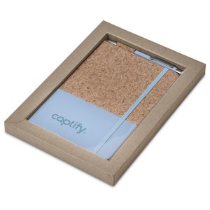 Okiyo Youkoso Notebook & Pen Set in Light Turquoise