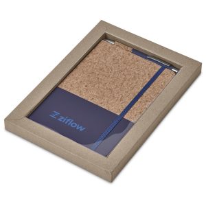 Okiyo Youkoso Notebook & Pen Set in Navy