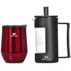 Serendipio Madison Coffee Set - Red