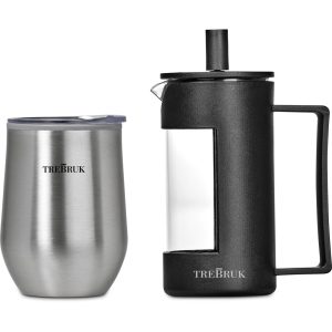 Serendipio Madison Coffee Set in Silver