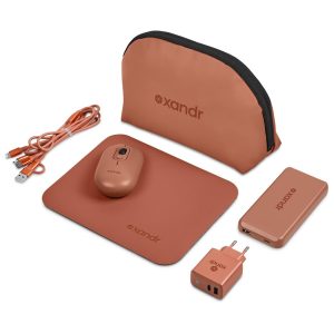Serendipio Andover Tech Set in Burnt Orange
