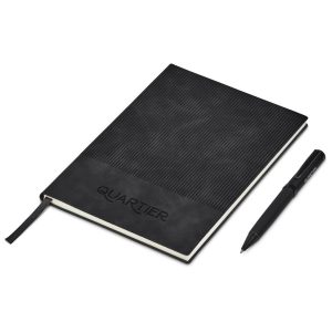 Serendipio Milestone Notebook & Pen Set in Black