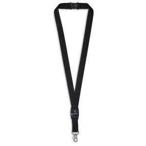 Altitude Bold Statement Dome Lanyard in Black