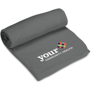 Altitude Cuddle Fleece Blanket in Grey