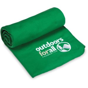 Altitude Cuddle Fleece Blanket in Green