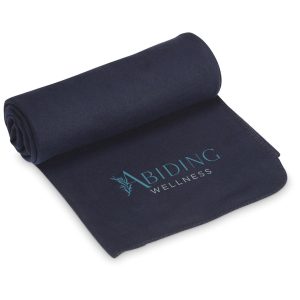 Altitude Cuddle Fleece Blanket in Navy