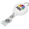 Altitude Klasp Retractable Badge Reel - Solid White