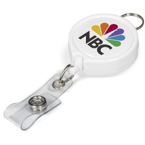 Altitude Klasp Retractable Badge Reel in Solid White