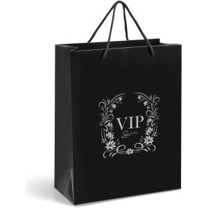 Altitude Dazzle Midi Paper Gift Bag in Black