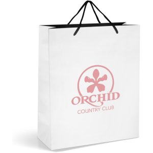 Altitude Dazzle Maxi Paper Gift Bag in Solid White