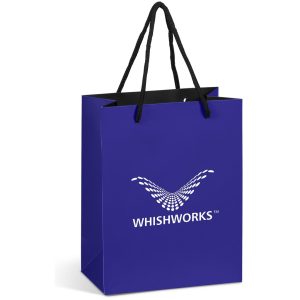 Altitude Omega Mini Paper Gift Bag in Blue