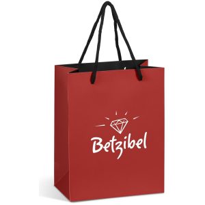 Altitude Omega Mini Paper Gift Bag in Red