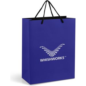 Altitude Omega Midi Paper Gift Bag in Blue
