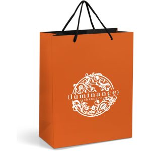 Altitude Omega Midi Paper Gift Bag in Orange
