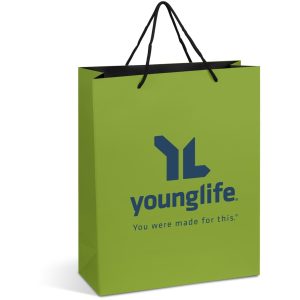 Altitude Omega Maxi Paper Gift Bag in Lime