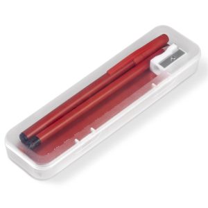 Pulse Stationery Set in Red