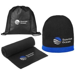 Solo Winter Warmer Set in Blue