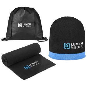 Solo Winter Warmer Set in Light Blue