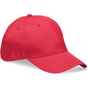 Performance Cap - 6 Panel in Red