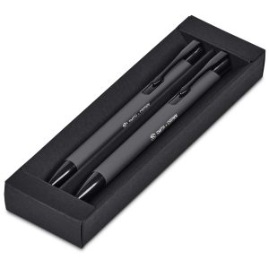 Altitude Zeta Ball Pen & Pencil Set in Grey