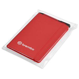 Altitude Powell Notebook & Pen Set in Red
