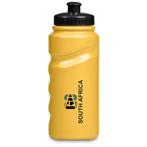 Altitude Fanflare Plastic Water Bottle - 500ml in Black Yellow