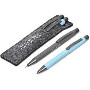 Altitude Lindsey Ball Pen & Pencil Set in Light Turquoise