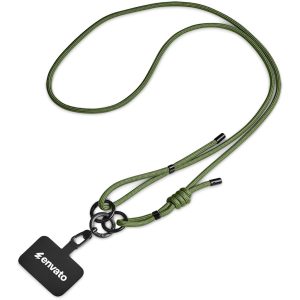 Altitude Boho Crossbody Phone & Bag Strap in Military Green
