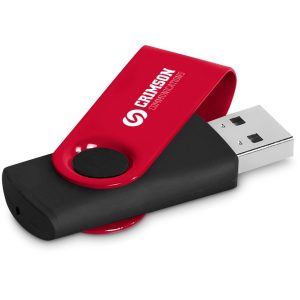 Altitude Axis Gyro Black Flash Drive - 8GB in Red