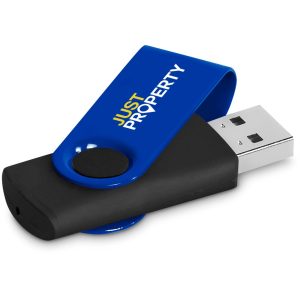 Altitude Axis Gyro Black Flash Drive - 16GB in Blue