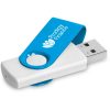 Altitude Axis Gyro White Flash Drive - 16GB - Cyan