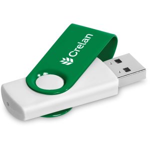 Altitude Axis Gyro White Flash Drive - 16GB in Green