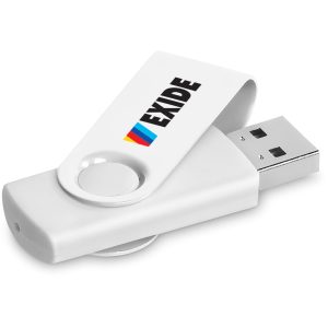 Altitude Axis Gyro White Flash Drive - 16GB in Solid White