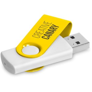 Altitude Axis Gyro White Flash Drive - 16GB in Yellow
