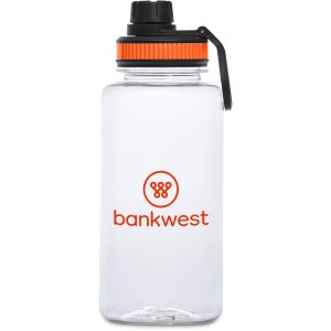 Altitude Franco Recycled PET Water Bottle – 1 Litre in Orange