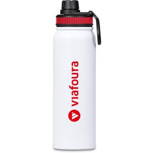Altitude Elano Stainless Steel Vacuum Water Bottle – 750ml in Red