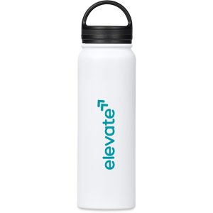 Altitude Fabiano Stainless Steel Vacuum Water Bottle – 750ml in Solid White