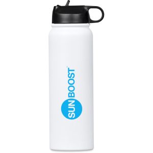 Altitude Nilmar Stainless Steel Vacuum Water Bottle – 750ml in Solid White