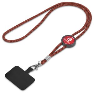 Altitude Twirl Phone Lanyard in Red