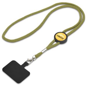 Altitude Twirl Phone Lanyard in Yellow