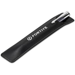 Panama Ball Pen In Pouch in Gun Metal